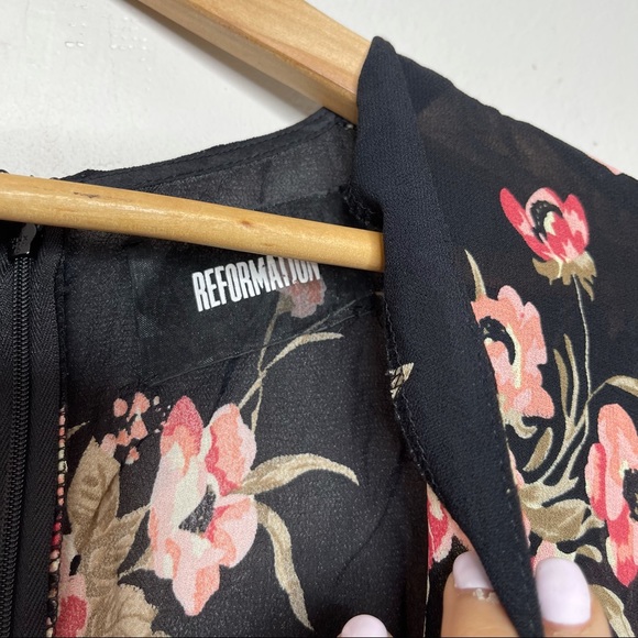 REFORMATION calla floral mini dress - Picture 7 of 12